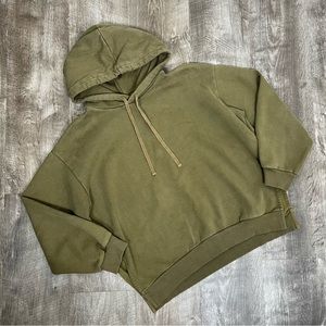 Everlane Fleece Split Hem Hoodie